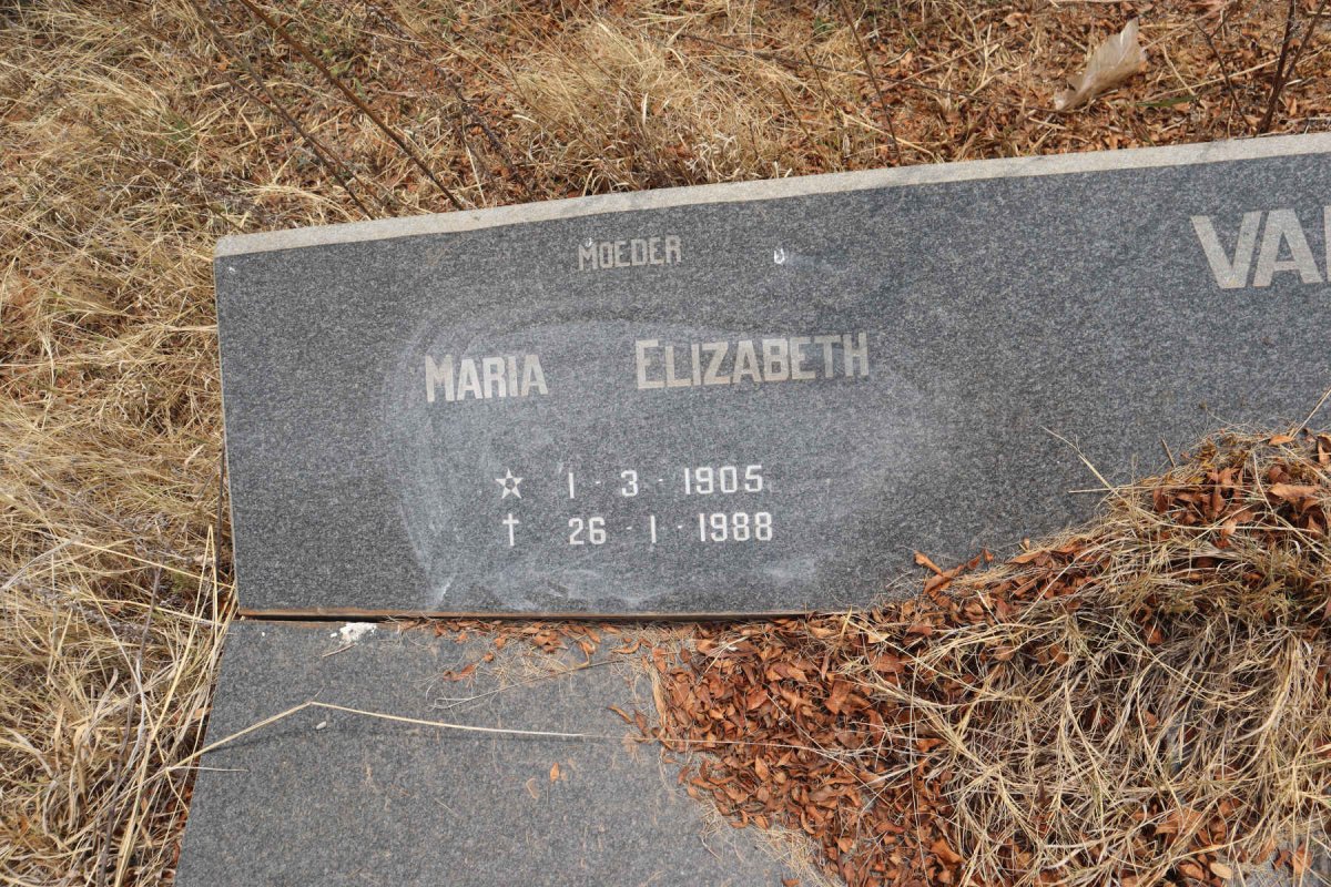 NIEKERK Gieljam Hendrik, van 1903-1981 & Maria Elizabeth 1905-1988 _3