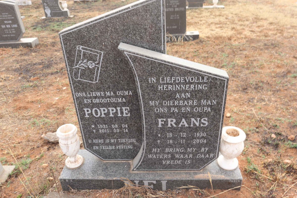 NEL Frans 1930-2004 & Poppie 1931-2011