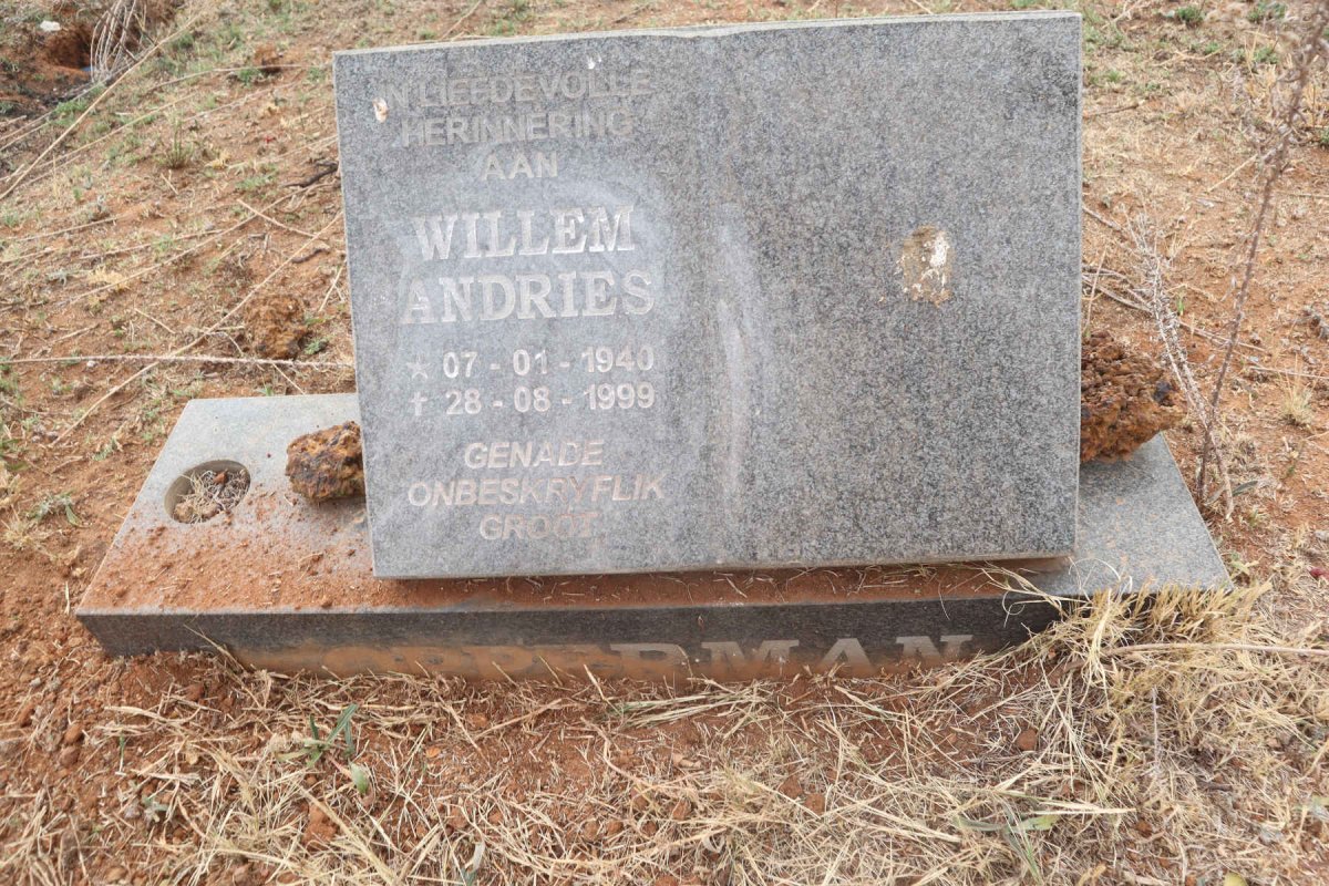 OPPERMAN Willem Andries 1940-1999