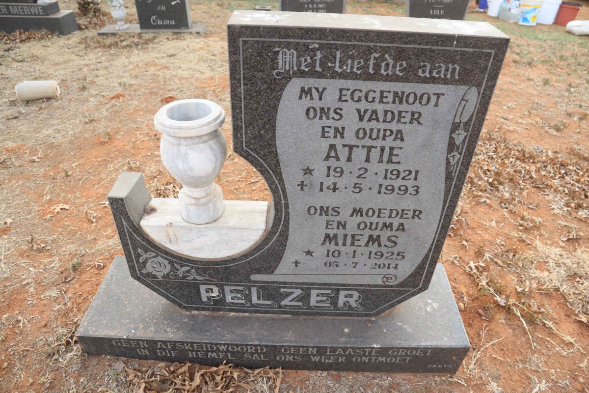 PELZER Attie 1921-1993 & Miems 1925-2014