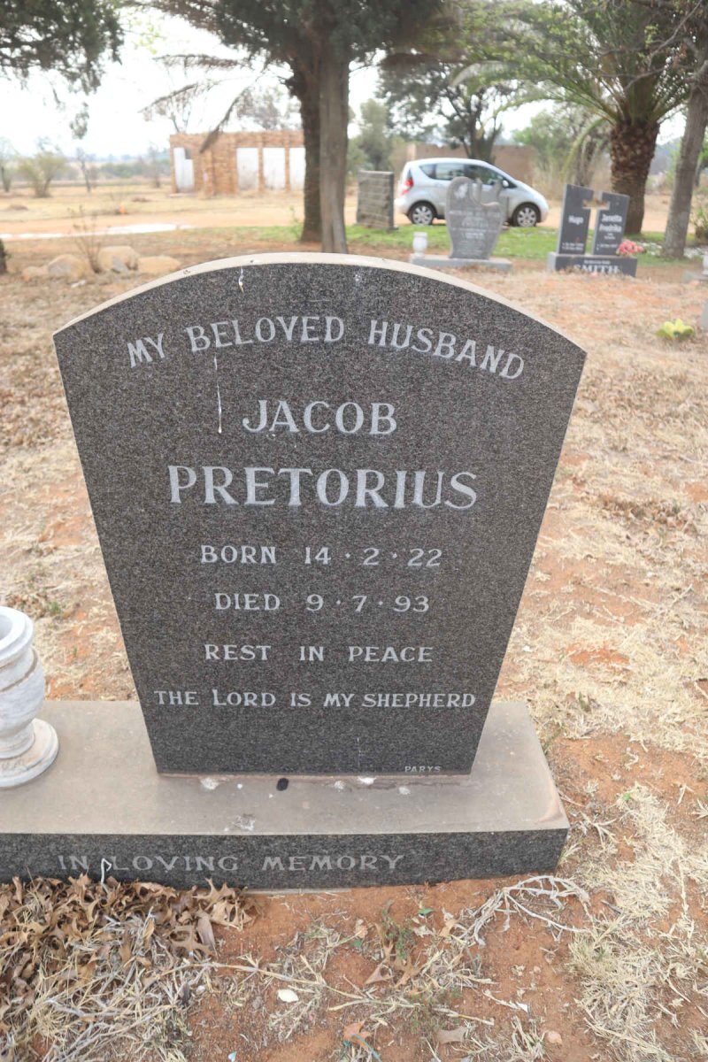 PRETORIUS Jacob 1922-1993
