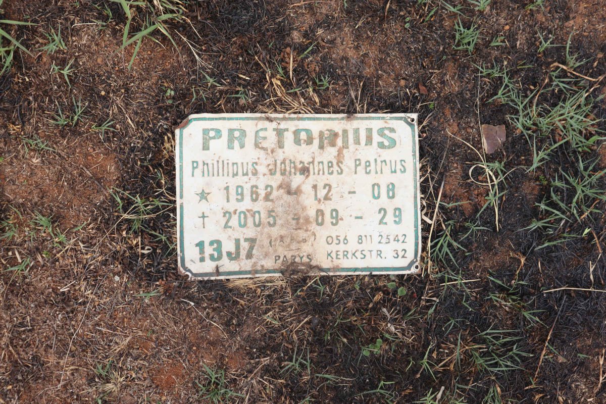 PRETORIUS Phillipus Johannes Petrus 1962-2005