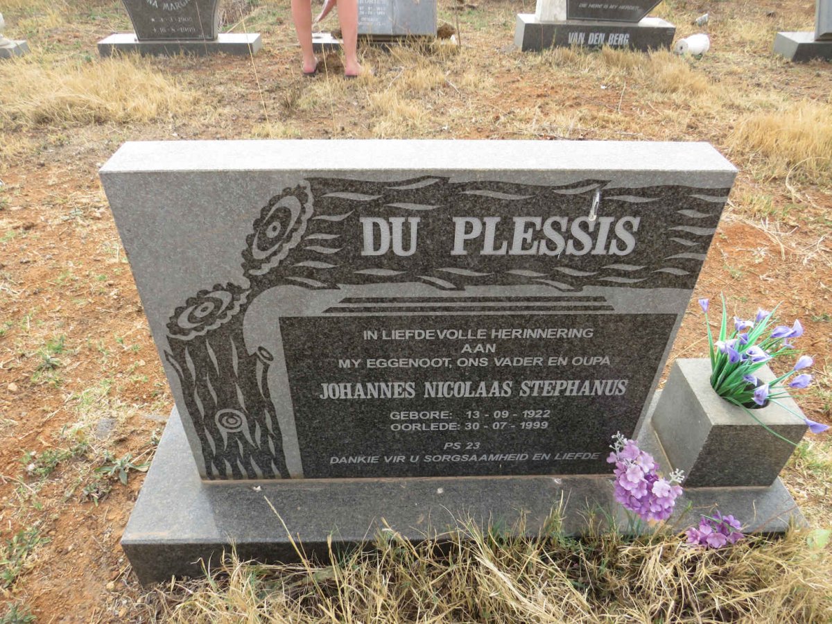 PLESSIS Johannes Nicolaas Stephanus, du 1922-1999
