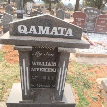 QAMATA William Myekeni 1955-1999