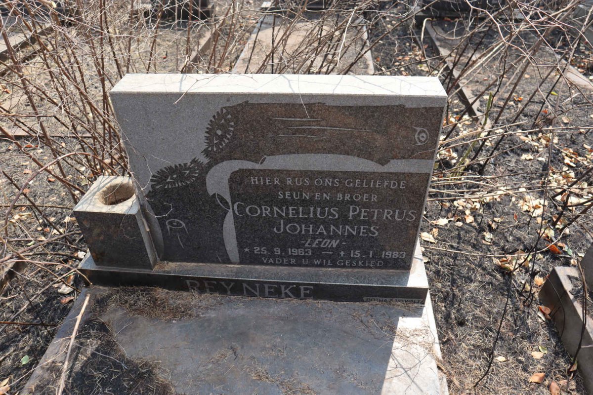 REYNEKE Cornelius Petrus Johannes 1963-1983