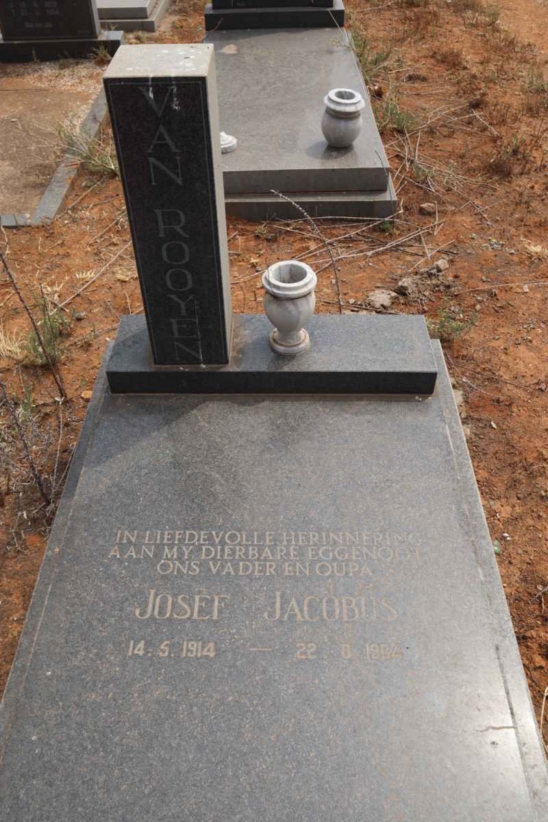 ROOYEN Josef Jacobus, van 1914-1984
