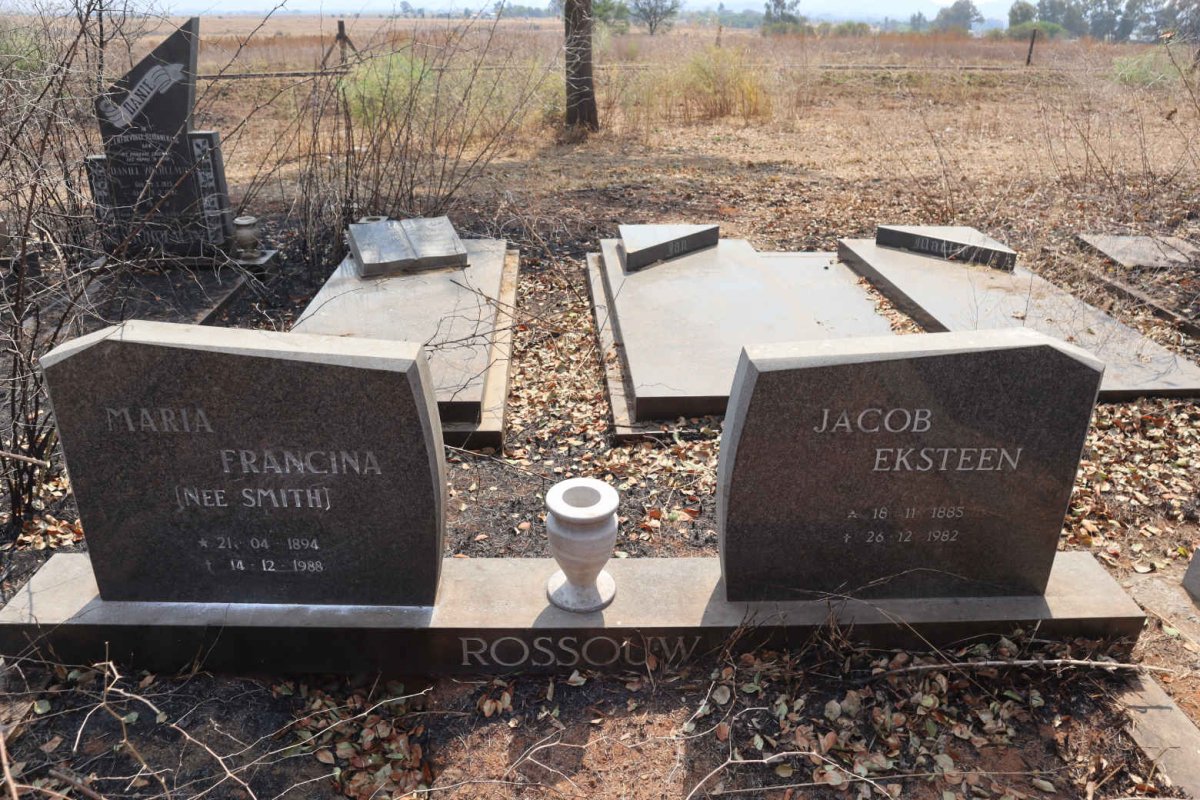 ROSSOUW Jacob Eksteen 1885-1982 & Maria Francina SMITH 1894-1988