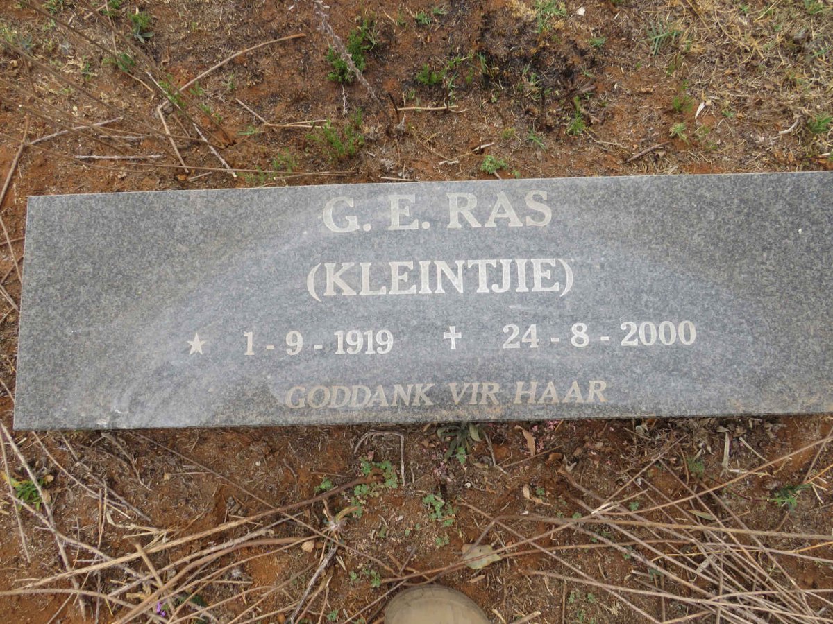 RAS G.E. 1919-2000