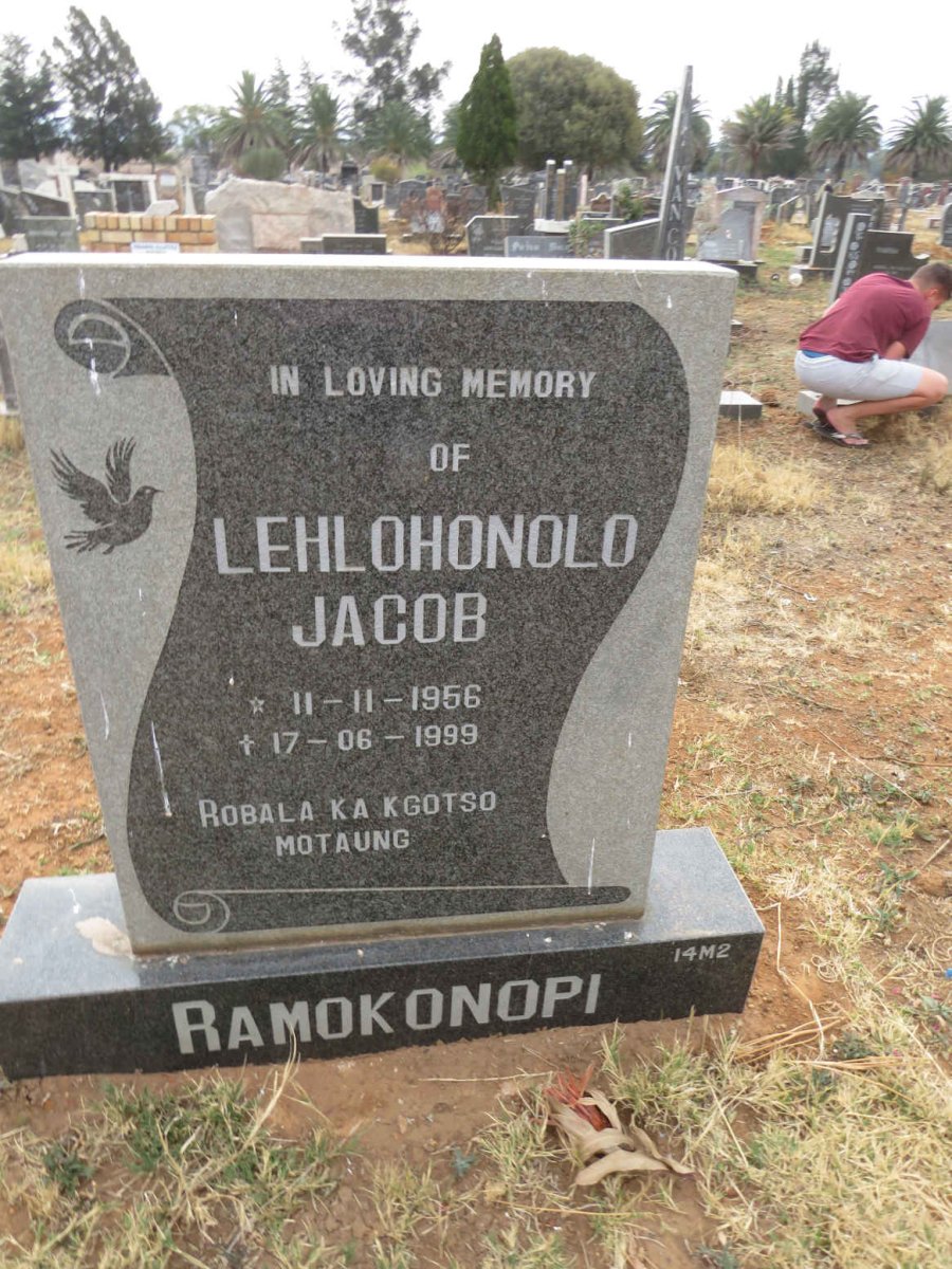 RAMOKONOPI Lehlohonolo Jacob 1956-1999