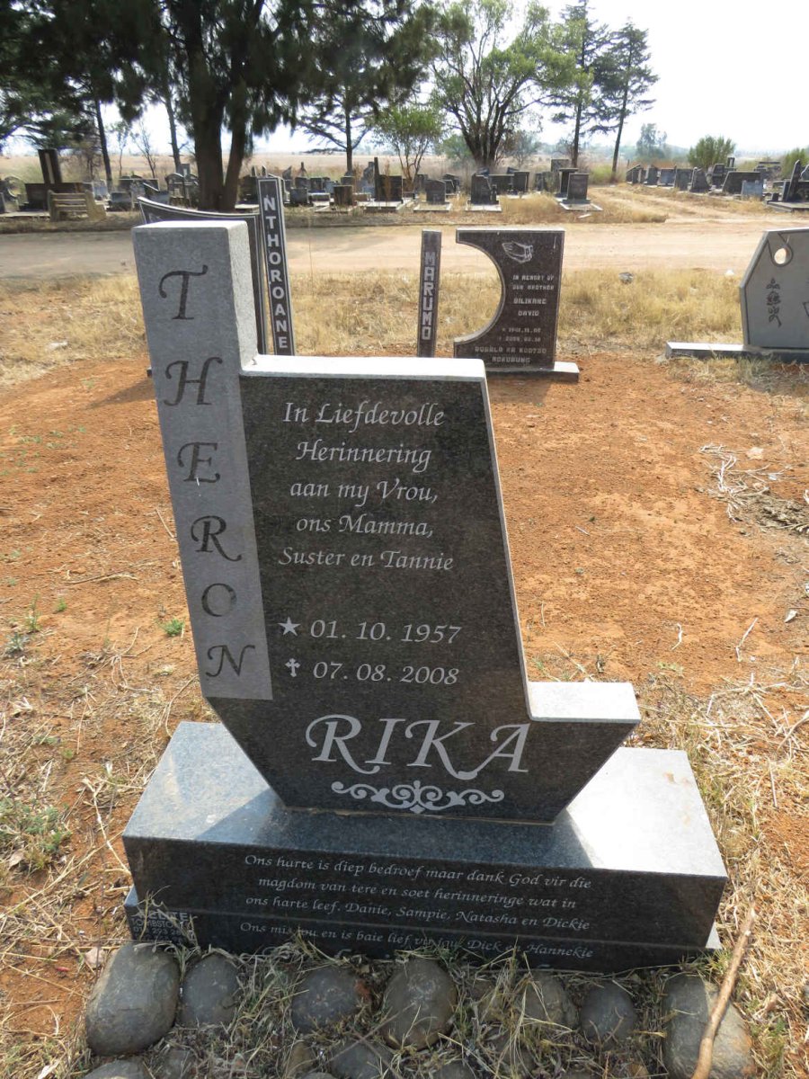 THERON Rika 1957-2008
