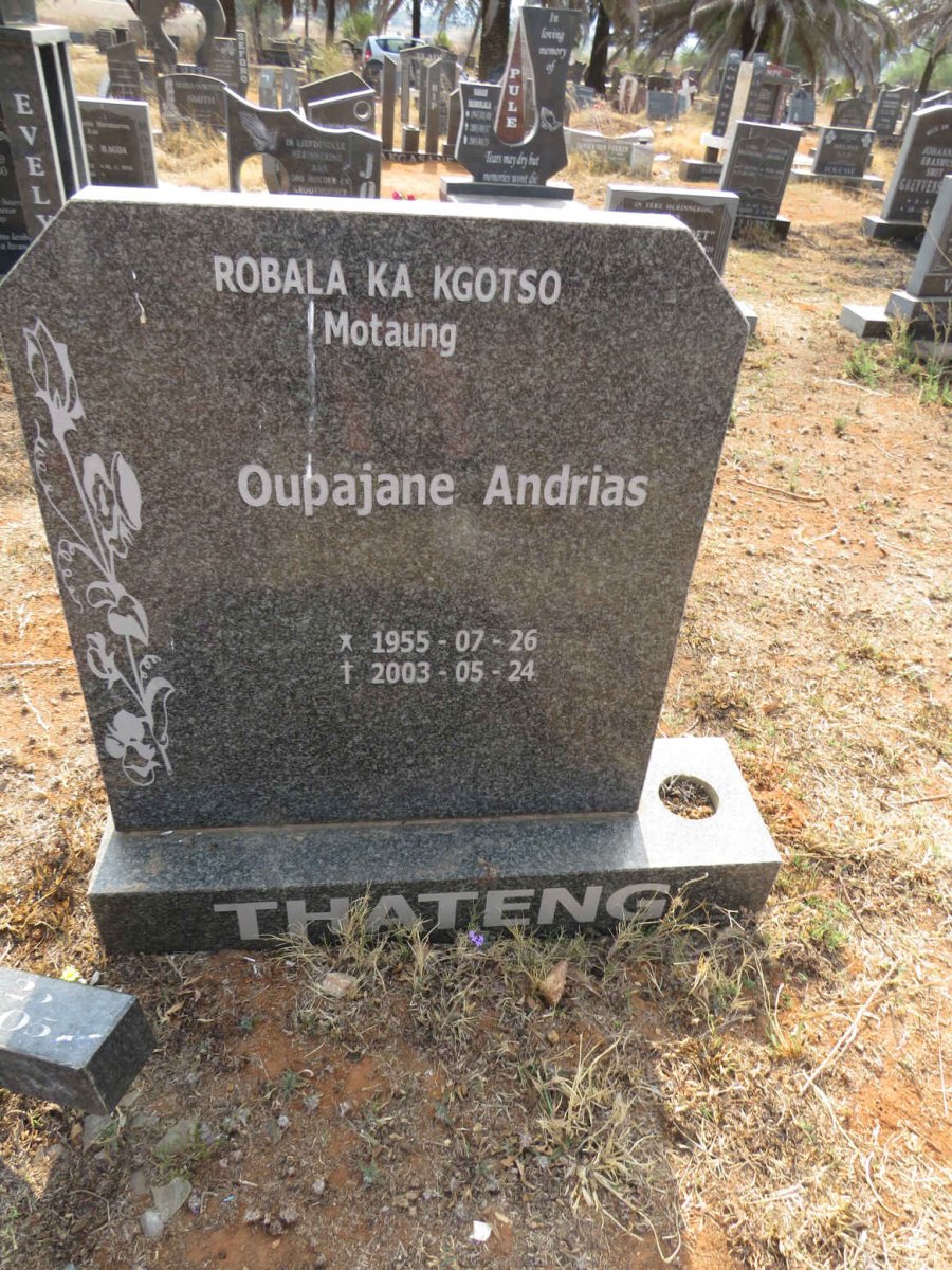 THATENG Robala Ka Kgotso Motaung 1955-2003