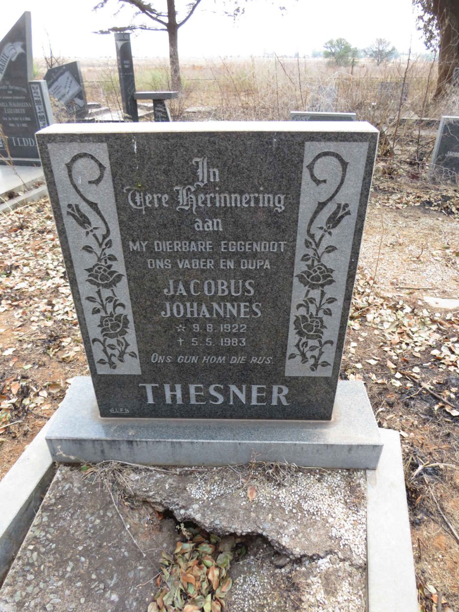 THESNER Jacobus Johannes 1922-1983