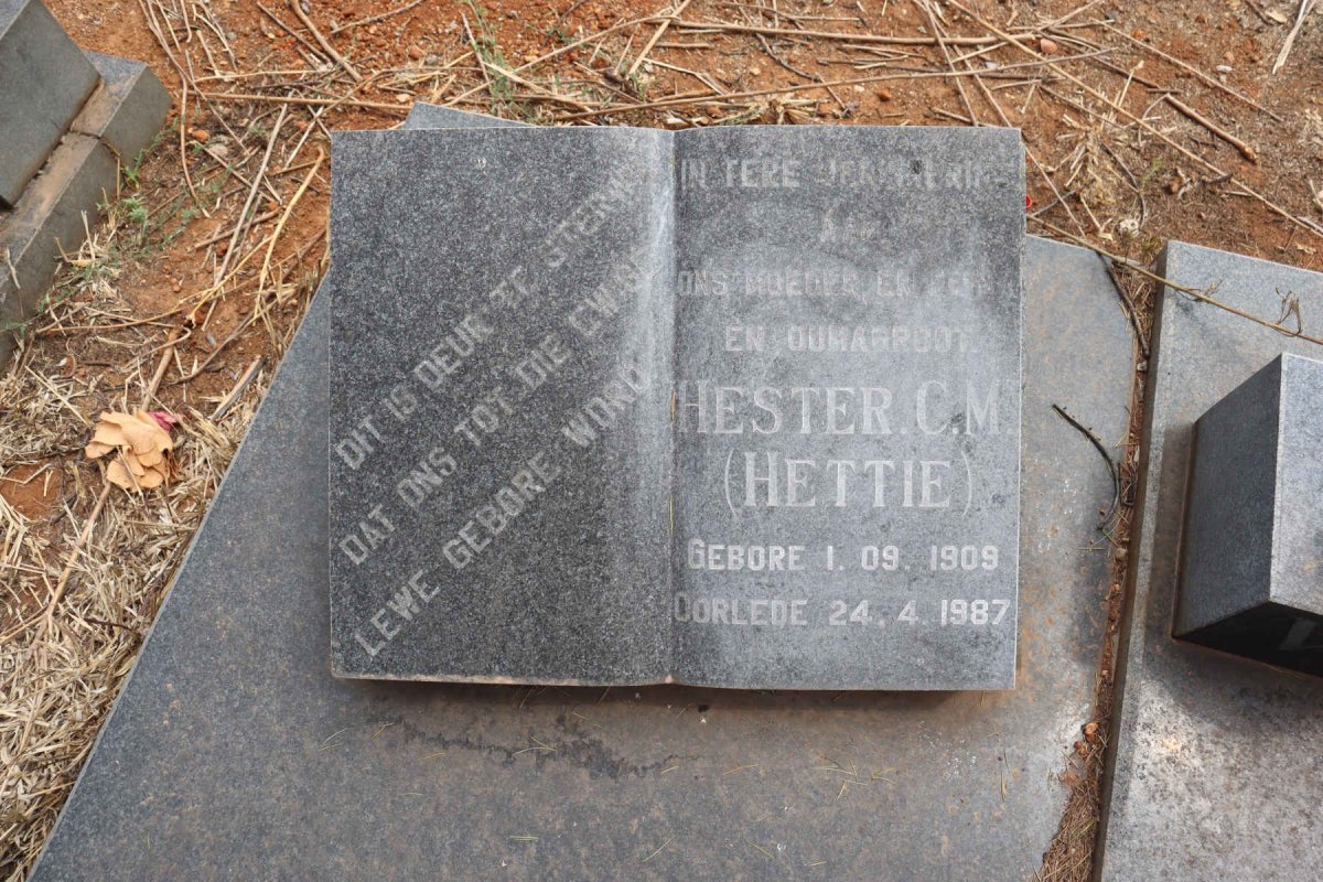 VISAGIE Adriaan Willem 1907-1982 & Hester C.M. 1909-1987 _2