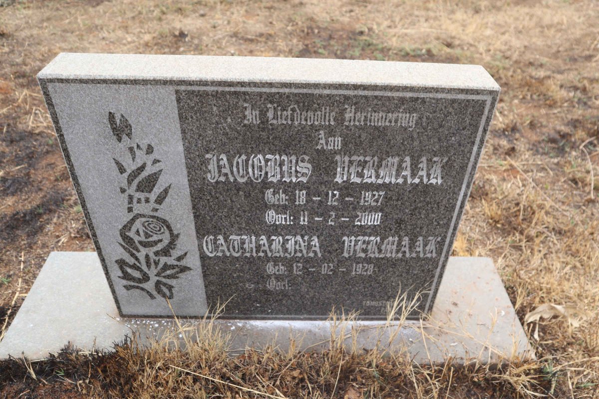 VERMAAK Jacobus 1927-2000 & Catharina 1928-