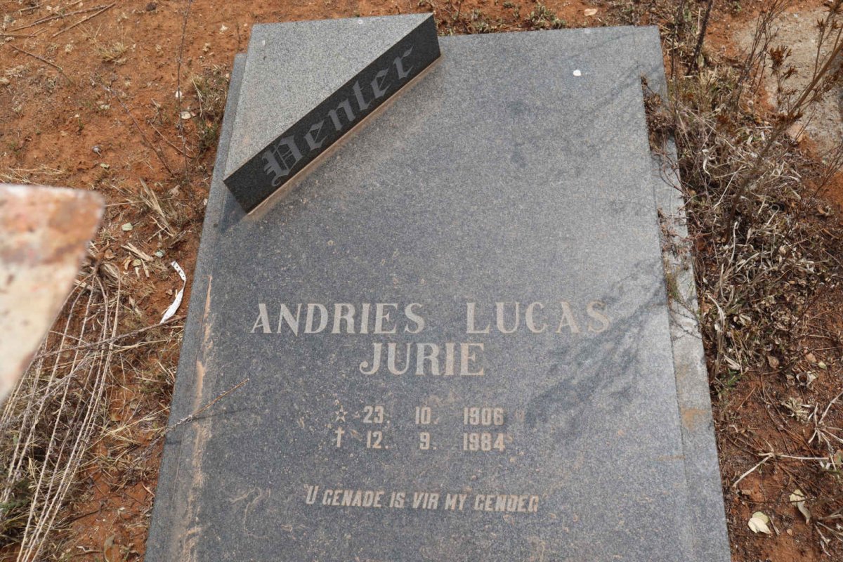 VENTER Andries Lucas Jurie 1906-1984