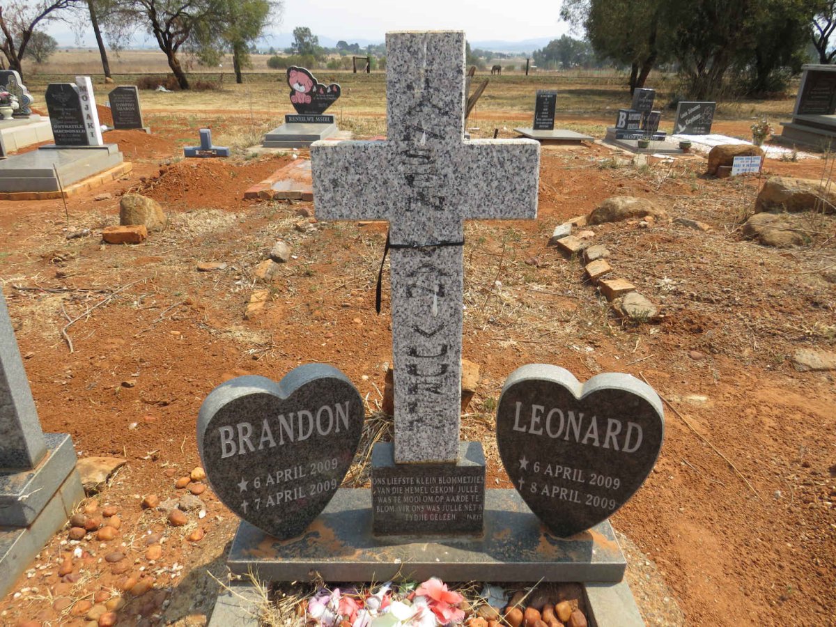 VUUREN Brandon, Jansen van 2009-2009 :: VUUREN Leonard, Jansen van 2009-2009 