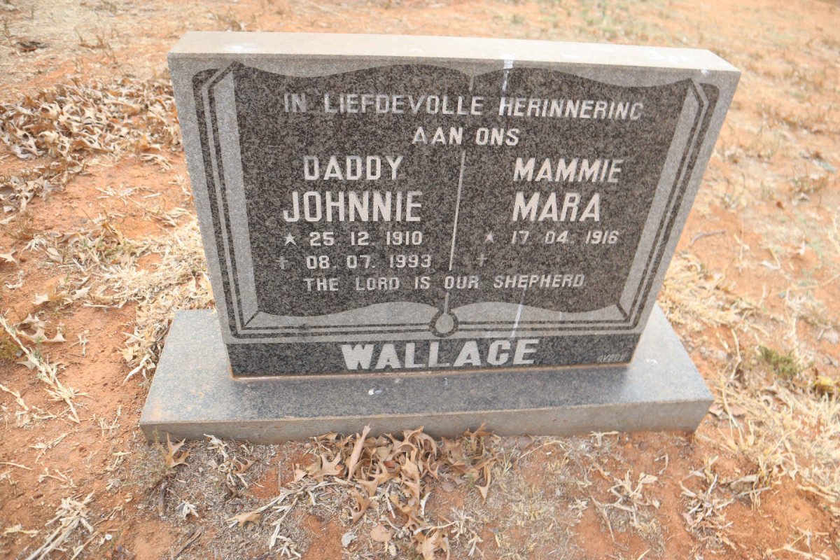 WALLACE Johnnie 1910-1993 & Mara 1916-