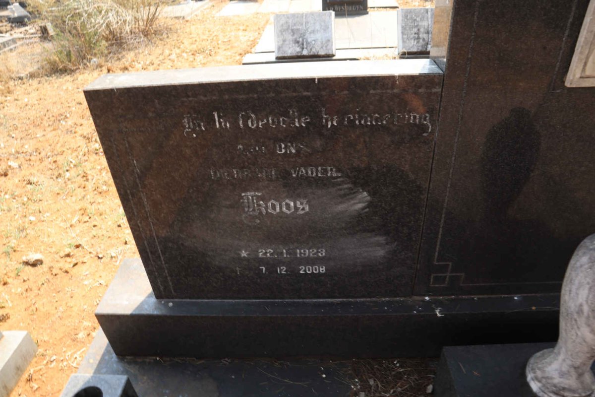 WESTHUIZEN Koos, van der 1923-2008 & Doris VAN ROOYEN 1928-1984 _3