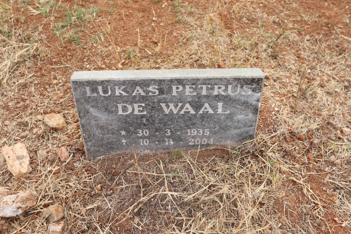 WAAL Lukas Petrus, de 1935-2004