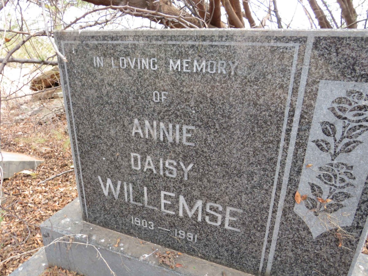 WILLEMSE Annie Daisy 1903-1991