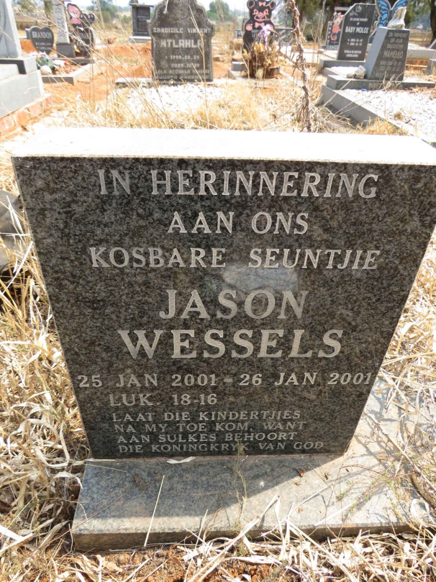WESSELS Jason 2001-2001