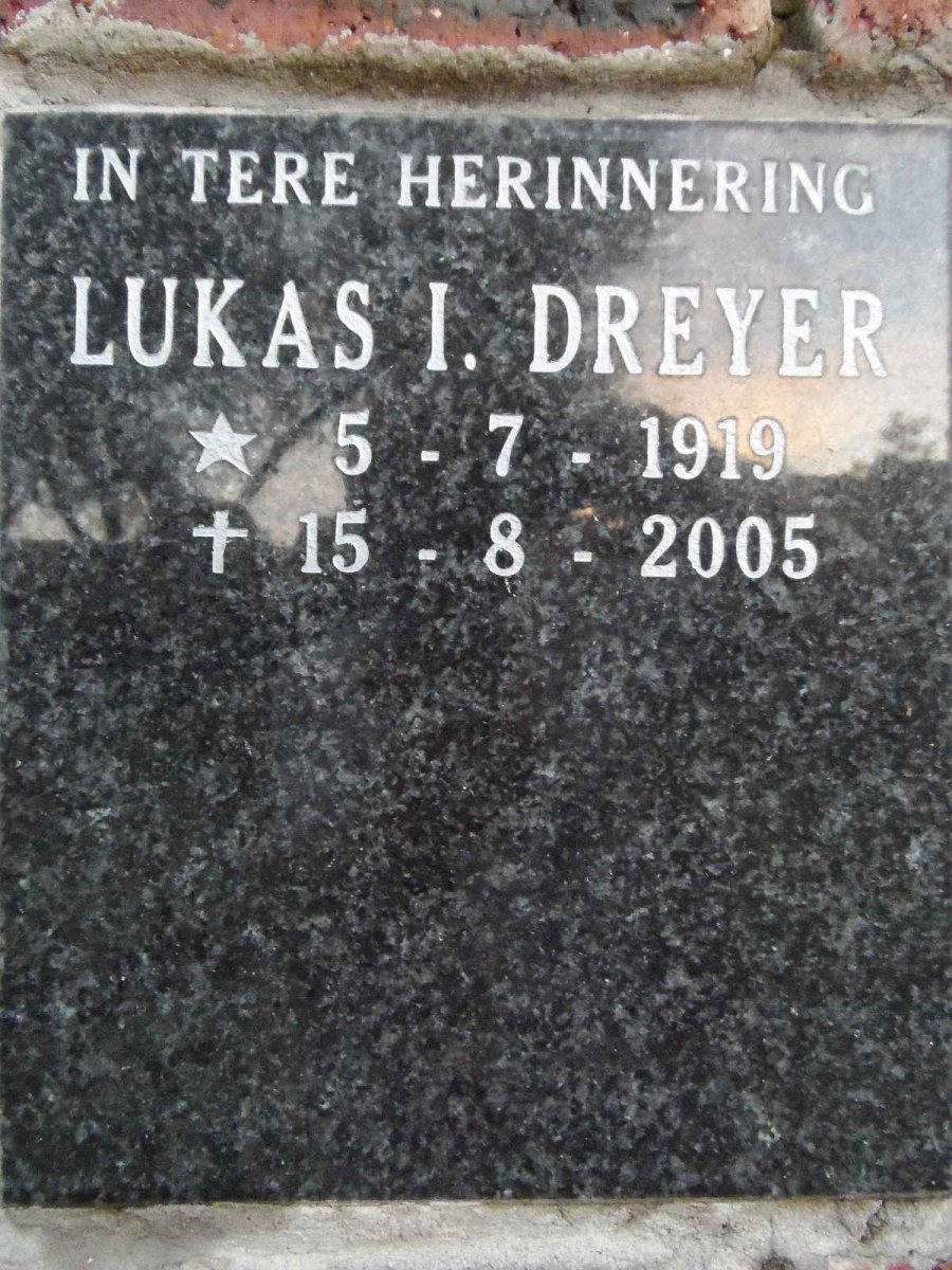 DREYER Lukas I. 1919-2005