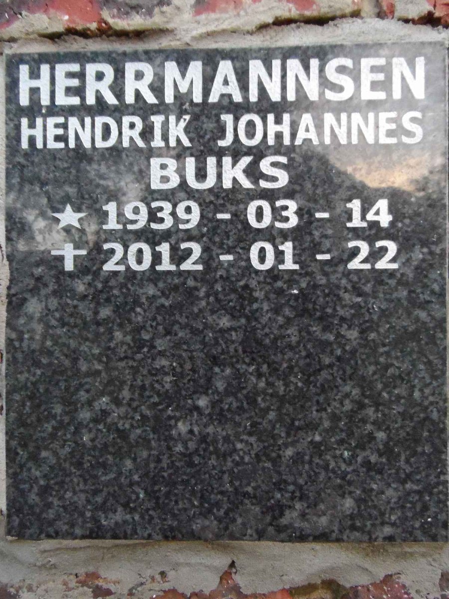 HERRMANNSEN Hendrik Johannes 1939-2012