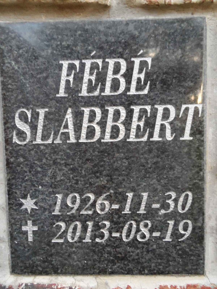 SLABBERT Febe 1926-2013
