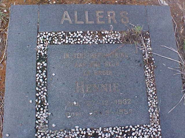 ALLERS Hennie 1932-1959