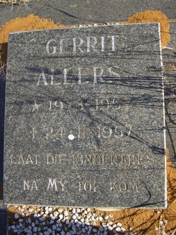 ALLERS Gerrit 1957-1957