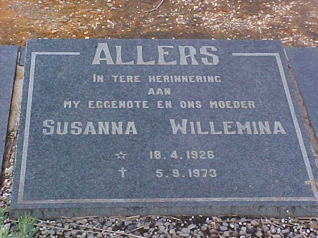 ALLERS Susanna Willemina 1926-1973