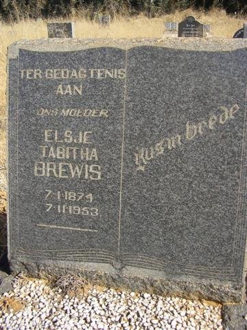 BREWIS Elsje Tabitha 1874-1953