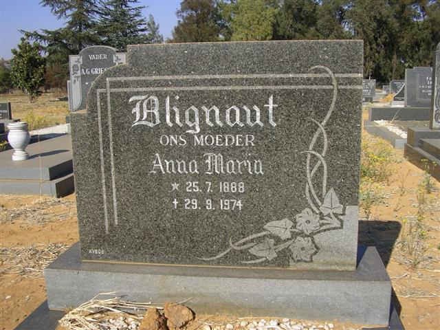 BLIGNAUT Anna Maria 188-1974