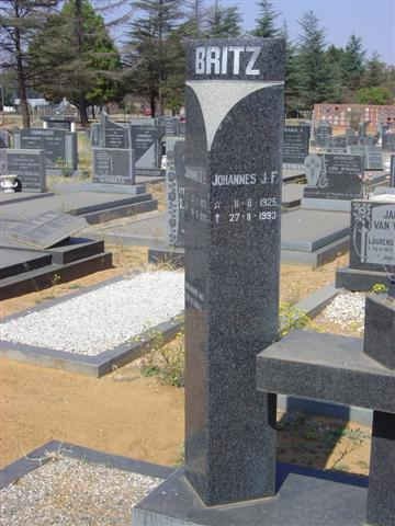 BRITZ Johannes J.F. 1923-1993