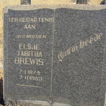 BREWIS Elsje Tabitha 1874-1953