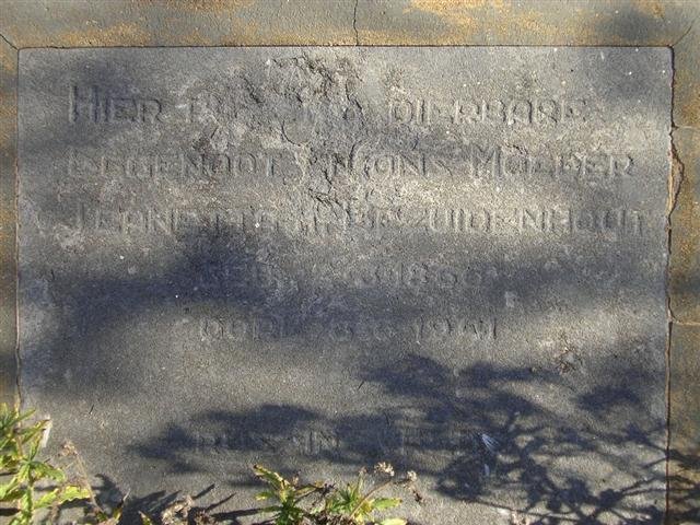 BEZUIDENHOUT Jeanetta 1866-1941