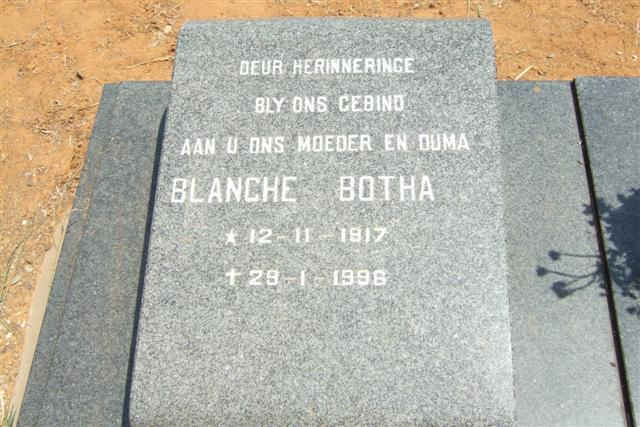 BOTHA Blanche 1917-1996