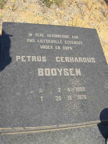 BOOYSEN Petrus Gerhardus 1909-1975
