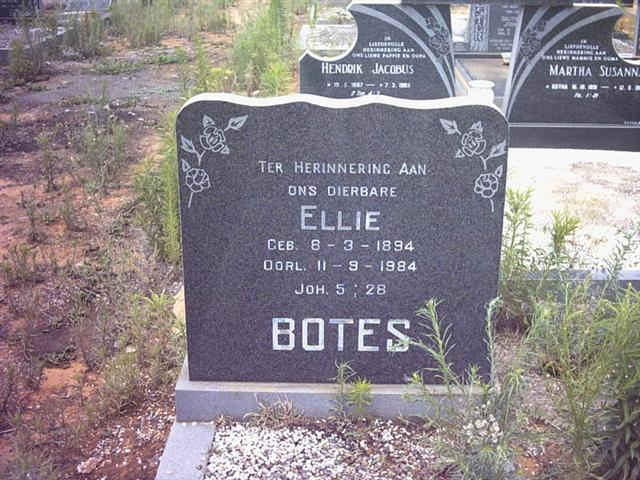 BOTES Ellie 1894-1984