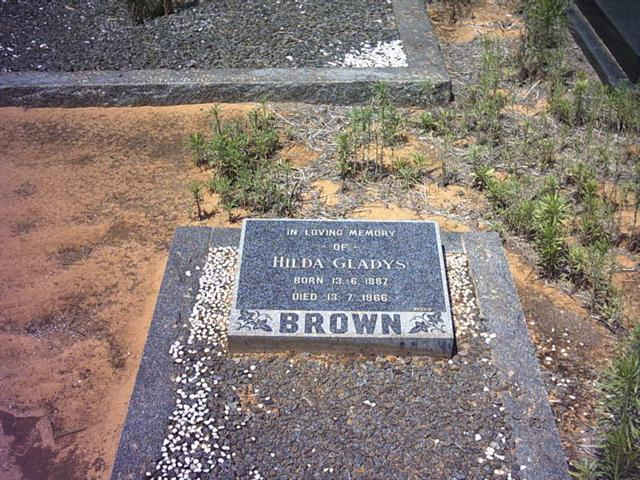BROWN Hilda Gladys 1887-1966