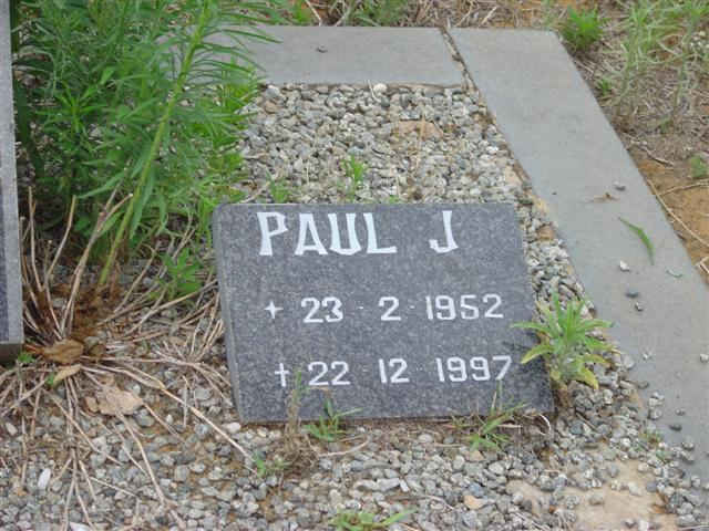 BERG Paul J., van den 1952-1997