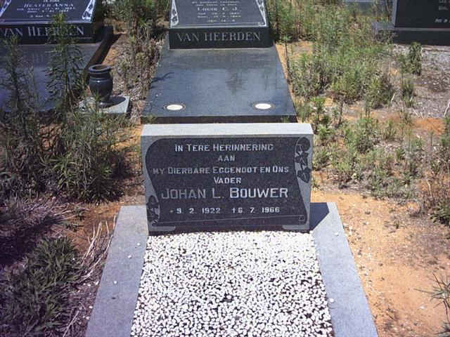 BOUWER Johan L. 1922-1966