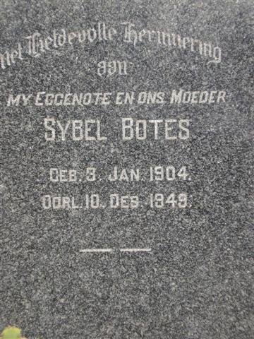 BOTES Sybel 1904-1949