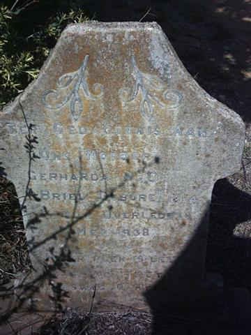 BRIEL Gerharda M.D. 1854-1938