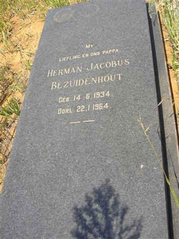 BEZUIDENHOUT Herman Jacobus 1934-1964