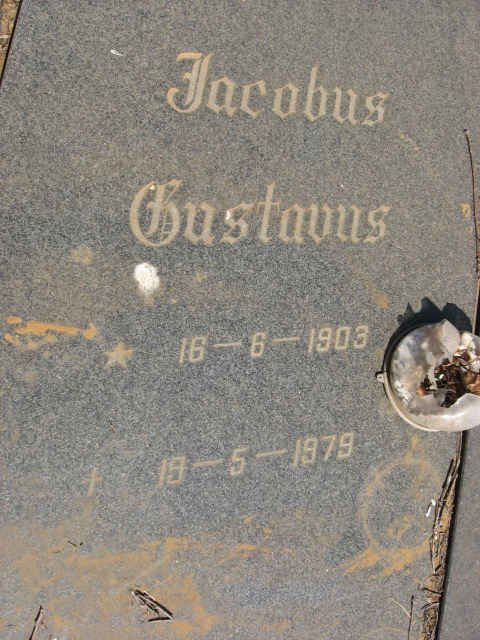 ?? Jacobus Gustavus 1903-1979