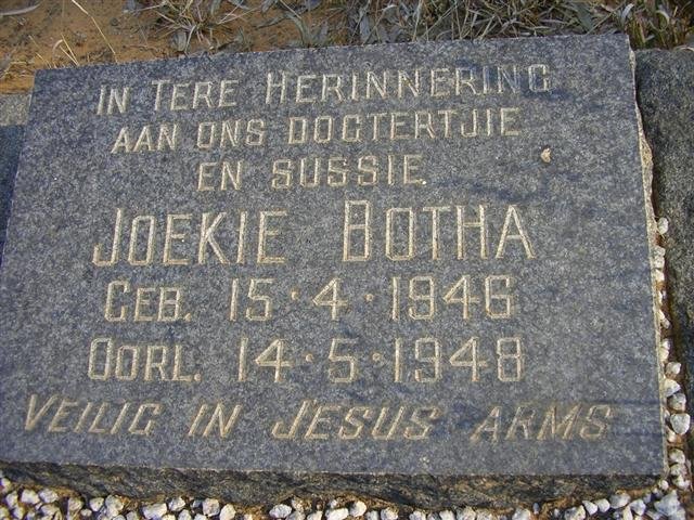 BOTHA Joekie 1946-1948