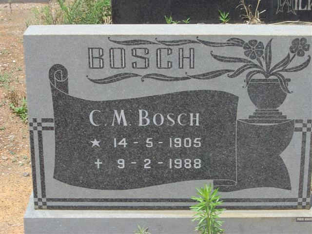 BOSCH C.M. 1905-1988