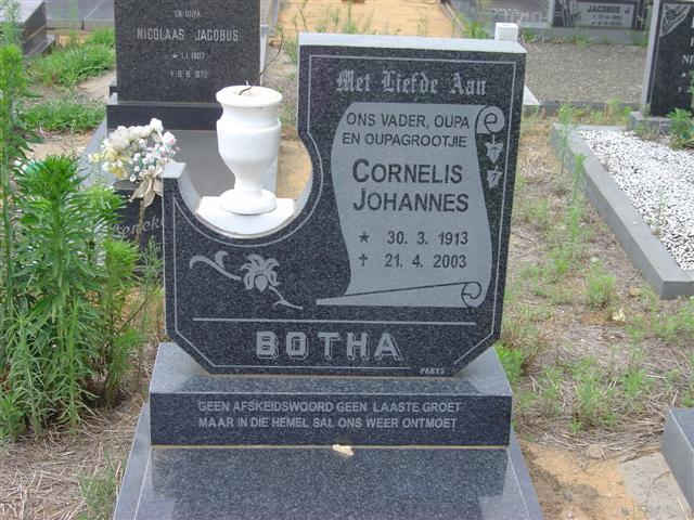 BOTHA Cornelis Johannes 1913-2003