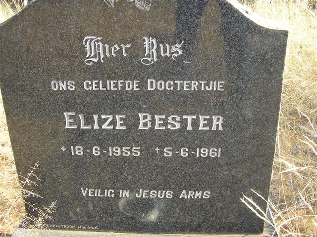 BESTER Elize 1955-1961